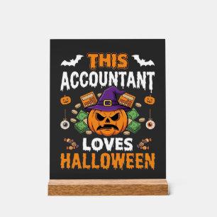 Comptable Aime Halloween Citrouille Comptable Desi