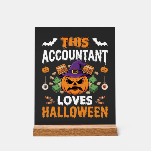 Comptable Aime Halloween Citrouille Comptable Desi (Recto)