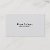 Comptable - cartes de visite (Dos)