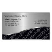 Comptable CPA Carte de visite Magnets Nouveau (devant)