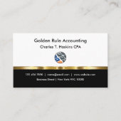 Comptable CPA Classy Cartes de visite (Devant)