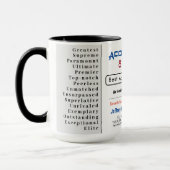 Comptable Custom Best Search Cadeau Mug (Gauche)