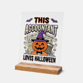 Comptable Halloween Drôle Saison fiscale effrayant (Angle)