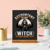 Comptable Halloween le jour Sorcière la nuit Desig (Mariage)