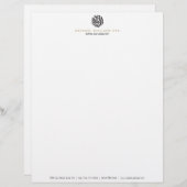 Comptable moderne, en-tête de lettre Comptabilité  (Devant / Derrière)