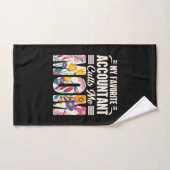 Comptable Mon Comptable Favori M'Appelle Maman (Serviette à main)