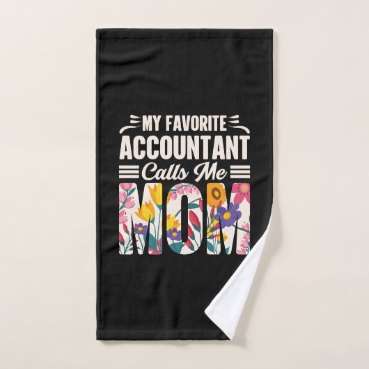 Comptable Mon Comptable Favori M'Appelle Maman (Serviette à main)