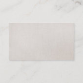 Comptable noir simple Carte de visite CPA (Dos)