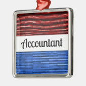 Comptable Ornement de Noël Patriotique (Gauche)