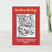 Comptable ou comptable agréé Carte de Noël (Devant)