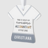 Comptable personnalisé Funny Comptable génial (devant)