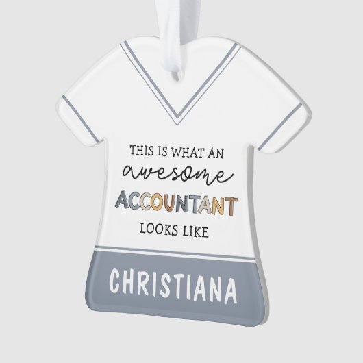 Comptable personnalisé Funny Comptable génial (devant)