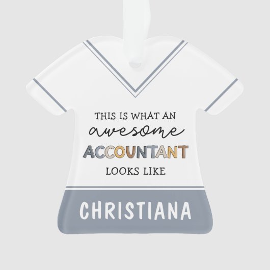 Comptable personnalisé Funny Comptable génial (devant)