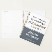 Comptable personnalisé Funny Comptable génial (Devant avec enveloppe)