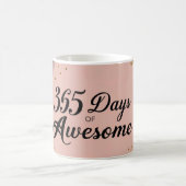 Compte à rebours d'anniversaire fleuri tasse de ca (Centre)