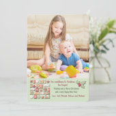 Compte à rebours de la carte de Noël (Debout devant)