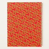 Compte à rebours de la famille rouge Paisley à l'o (Dos)