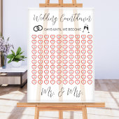 Compte à rebours élégant transparent