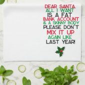 Compte de banque de graisse, Serviettes de cuisine (Plié)