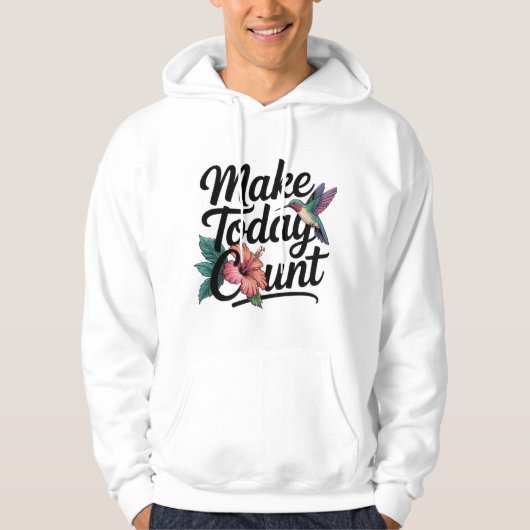 Compter aujourd'hui Sweat - shirt à capuche - Devi (Devant)