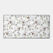 Compter les moutons sur fond blanc (Recto)