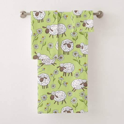 Compter les moutons sur le vert de rosée miel (En situation)