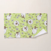 Compter les moutons sur le vert de rosée miel (Serviette à main)