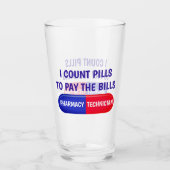 Compter les pilules pour payer le verre de factura (Devant)