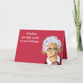 Compter les rinkles Carte d'anniversaire (Devant)