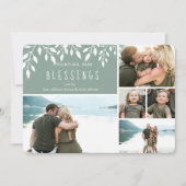 Compter nos bénédictions Carte de collage photo de (Devant)