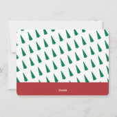 Compter nos Bénédictions Carte photo de Noël (Dos)