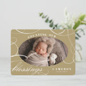 Compter Nos Bénédictions Faire-part de naissance d (Debout devant)