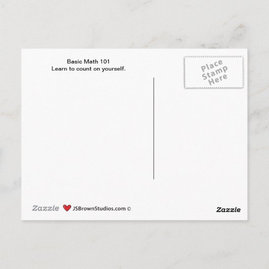 Compter Sur Votre Carte Postale C_ (Dos)