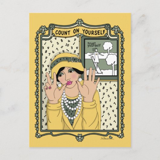 Compter Sur Votre Carte Postale C_ (Devant)