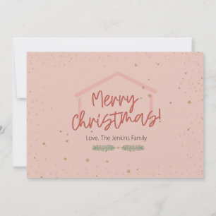 Compter tout le plaisir de Noël carte photo