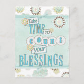 Compter votre carte postale Bénédictions (Devant)