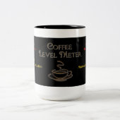 Compteur de niveau café Mug café noir (Centre)