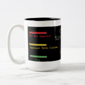 Compteur de niveau café Mug café noir (Gauche)