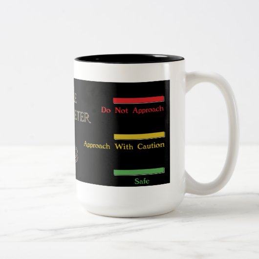 Compteur de niveau café Mug café noir (Droit)