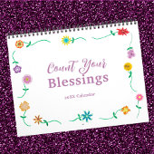 Comptez vos Bénédictions Journalisation Calendrier