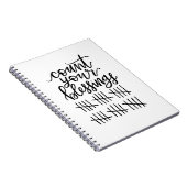 comptez votre journal des bénédictions (Côté Droit)