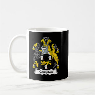 Compton Coat of Arms Family Crest Koffiemok