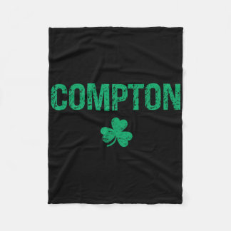 Compton Irish Shamrock St Patrick's Day  Fleece Deken