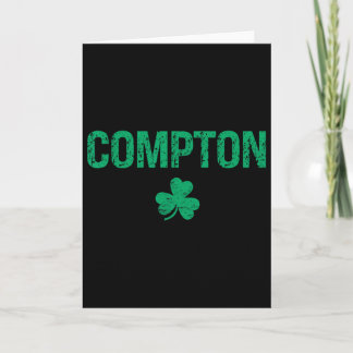 Compton Irish Shamrock St Patrick's Day  Kaart