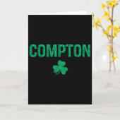Compton Irish Shamrock St Patrick's Day  Kaart (Gele Bloem)