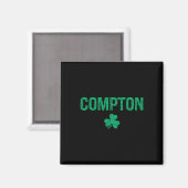 Compton Irish Shamrock St Patrick's Day  Magneet (Voorkant / Achterkant)