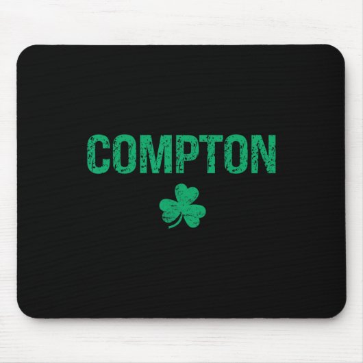 Compton Irish Shamrock St Patrick's Day  Muismat (Voorkant)