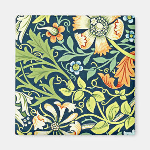 Compton, vintage William Morris motif, Magnet