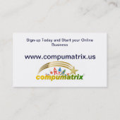 Compumatrix Calling Card Contactkaartje (Achterkant)