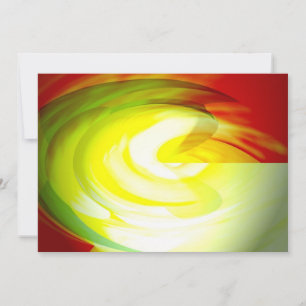 Computer Abstracte Kunstuitnodigingen Kaart